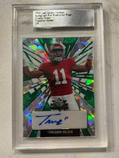 TRAESHON HOLDEN Alabama 2022 Leaf Valiant Football Pre-Production Proof AUTO 1/1