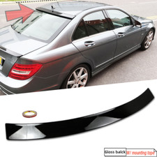 Fit For Mercedes C Class W204 C250 C300 C63 Rear Window Roof Spoiler Wing 08-14