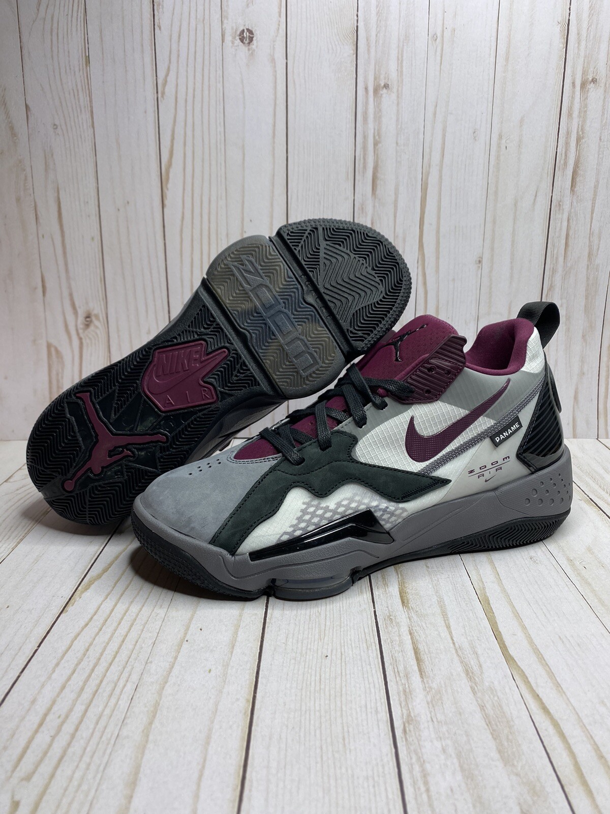 Nike Jordan Zoom 92 PSG Paris Saint Germain Mens Size 12 Grey Black DA2554  006 - Shopping.com