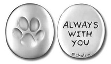 Paw Print Memory Token Pewter Coin "Always with You" 0065 - Chelsea