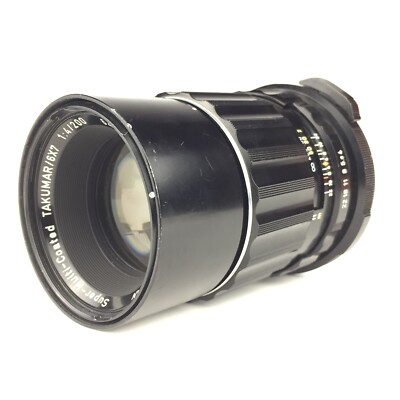 EXC+++ ASAHI Super-Multi-Coated TAKUMAR 6×7 200mm f4 from Japan
