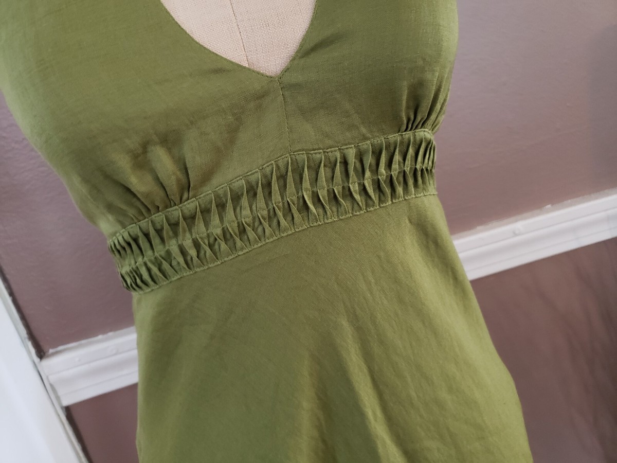 Gorgeous Woman's Green Halter Top Dress By Zara!! Size Medium!! | eBay Gorgeous Woman's Green Halter Top Dress By Zara!! Size Medium!! | eBay