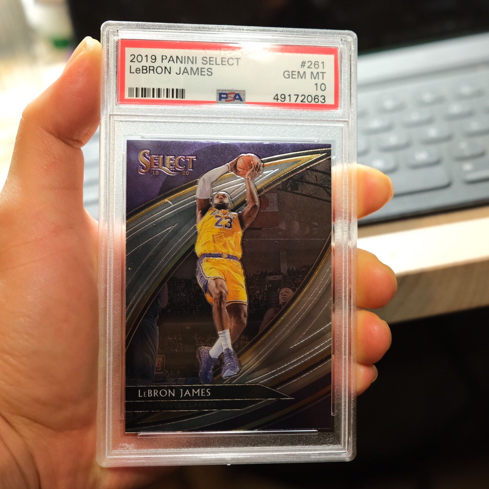 2019 Panini Select Lebron Courtside Psa 10 #261 GEM MINT