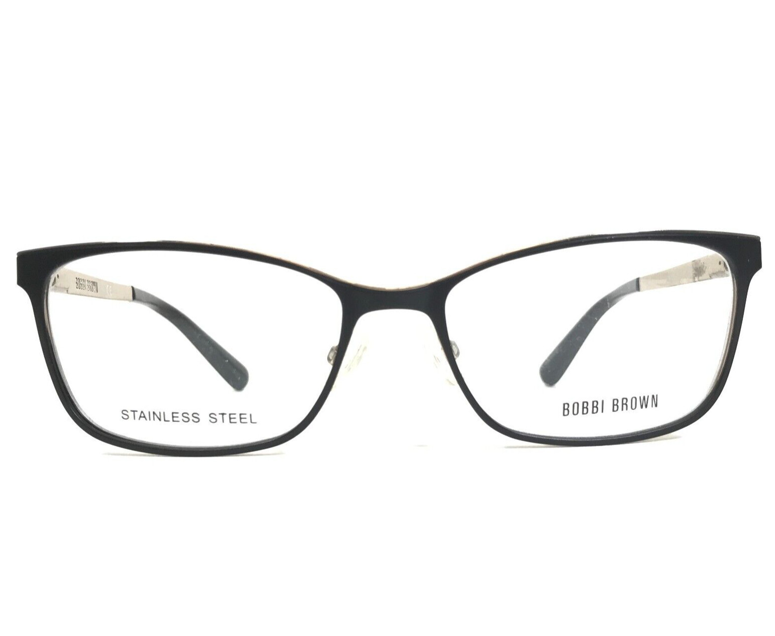 Оправа для очков Bobbi Brown в черно-серебристой оправе MALLORY 003 Кошачий глаз 52-16-135 5990₽