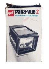 Vintage GAF Pana-Vue Automatic Lighted 2x2 Slide Viewer