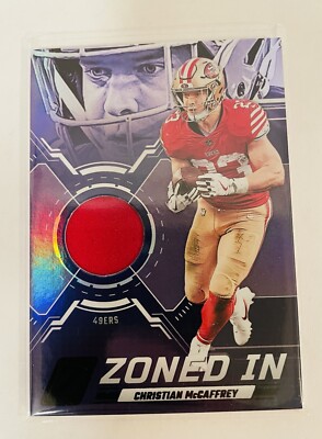 2023 Panini Zenith Zoned In Christian McCaffrey Memorabilia #ZI-CMY | eBay