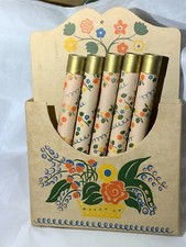 Vintage Early American Old Spice Bath Salts Gift set Large Tubes set of 5