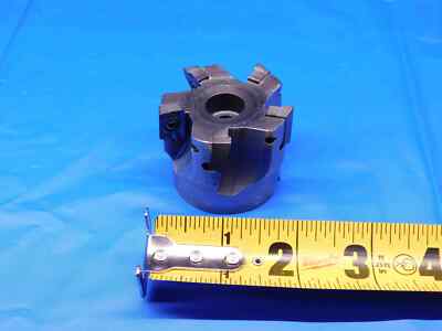 2'' O.D. 90 DEG FACE MILL 3/4 PILOT 5/16 KEY HOLDS 5 INSERTS 2.0 CNC MILLING