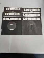 45 RPM 7" RECORD SLEEVES CO. SLEEVE 6 PACK SEE PHOTOS - Columbia SLV120