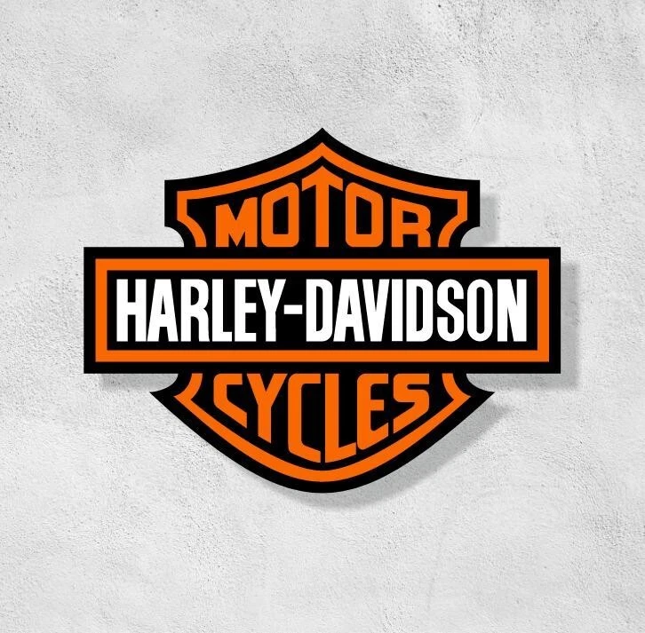 Placa de luz Harley-Davidson e decoração HD com USB P. Luz regulável 18x15 polegadas - Imagem 2 de 4