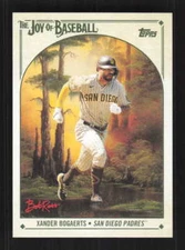 Xander Bogaerts  2023 Topps x Bob Ross Joy of Baseball   San Diego Padres #84