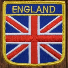 England Embroidered Patch — Iron On