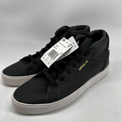 Adidas Sleek Mid EE4727 Athletic Sneaker Black Lace Up Women's