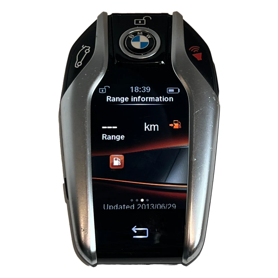 Original OEM BMW 16-19 740 750 Series Pantalla LCD Pantalla Inteligente Llave Prox Control Remoto 4 Foto 4 de 4