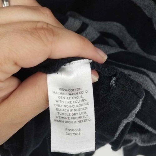 Tucker + Tate Boy's Striped Cotton Pullover Hooded Sweatshirt Black Gray Size XL - Picture 4 of 6