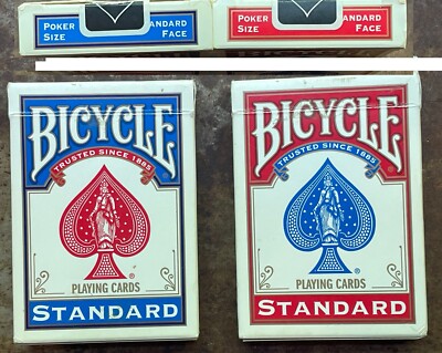 2 Decks Scarce Bicycle Playing Cards, ''Poker Size'', Standard Face 2008 USPCC