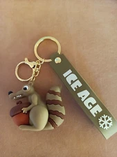 SCRAT "ICE AGE"- KEYCHAIN/ BACKPACK CLIP-NEXT DAY SHIPPING