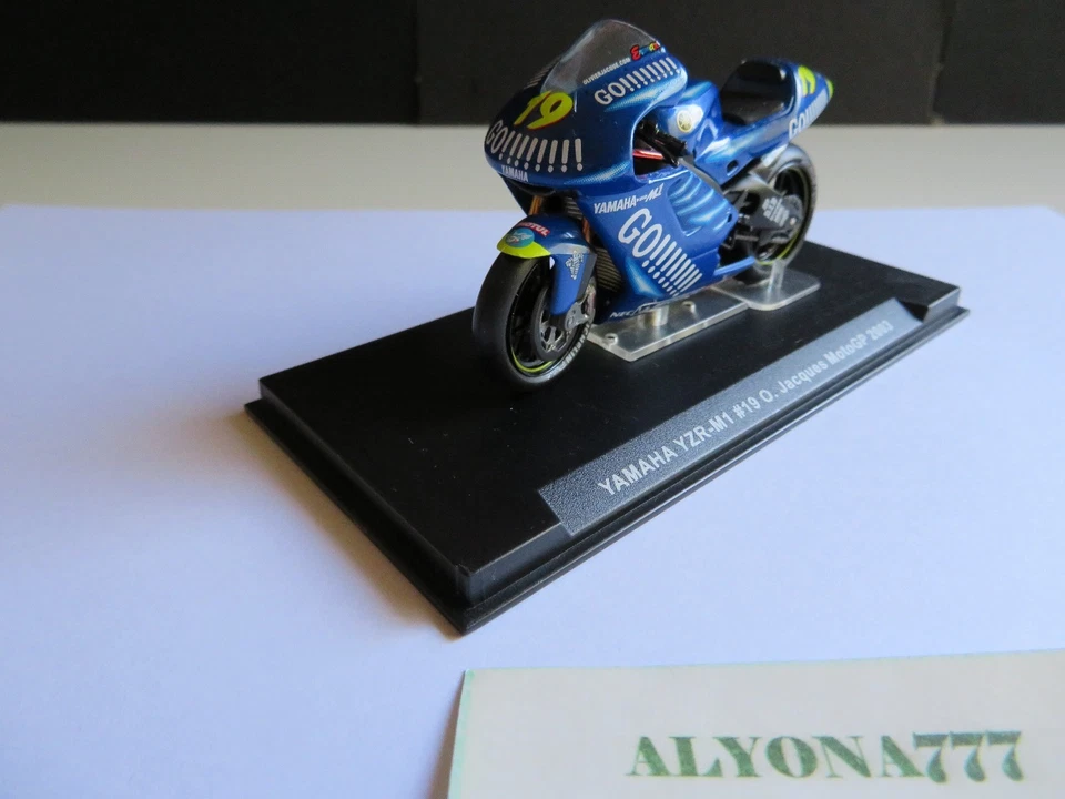 1/24 Ixo YAMAHA YZR-M1 #19 O.Jacques 2003 MOTO BIKE Motorcycle 1:24 Altaya / IXO - Image 2 of 4