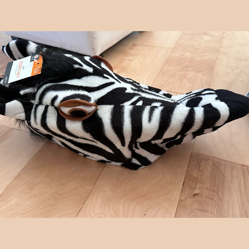 Disfraz de Halloween Sombrero de cebra para niños, talla ajustable talla única para la mayoría Foto 3 de 4