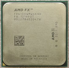AMD FX-6100 6-Core 3.3 GHz Socket AM3 95W FD6100WMW6KGU Desktop Processor
