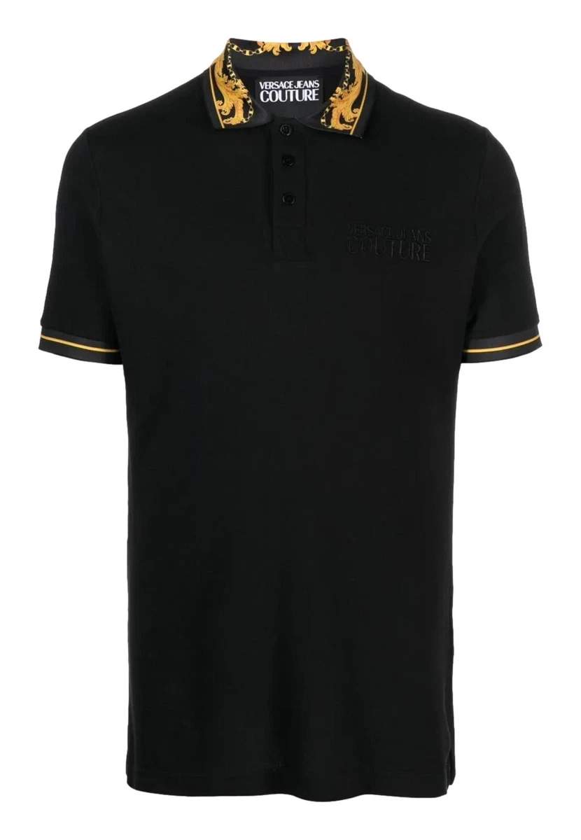Versace clearance polo black