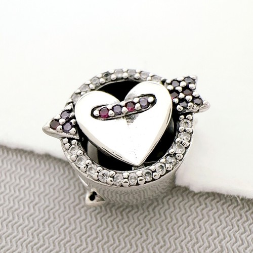 Pandora Silber 925 Funkelnder Pfeil Herz CZ Moments Serie Charm 797827CZMX - Bild 2 von 3