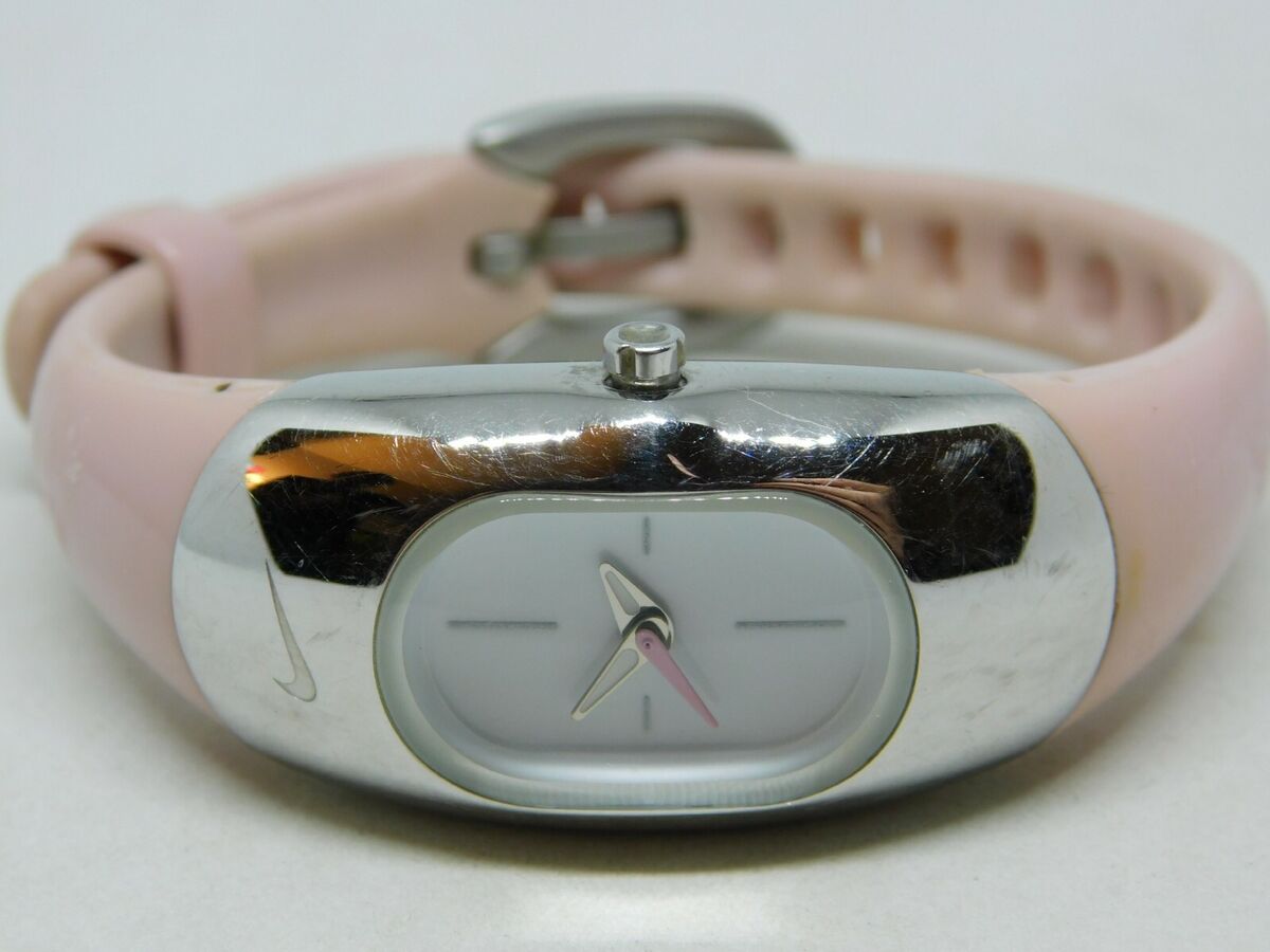 Nike WR0102 St. Steel Plastics Pink Tone Strap Quartz Nike WR0102 St. Steel Plastics Pink Tone Strap Quartz