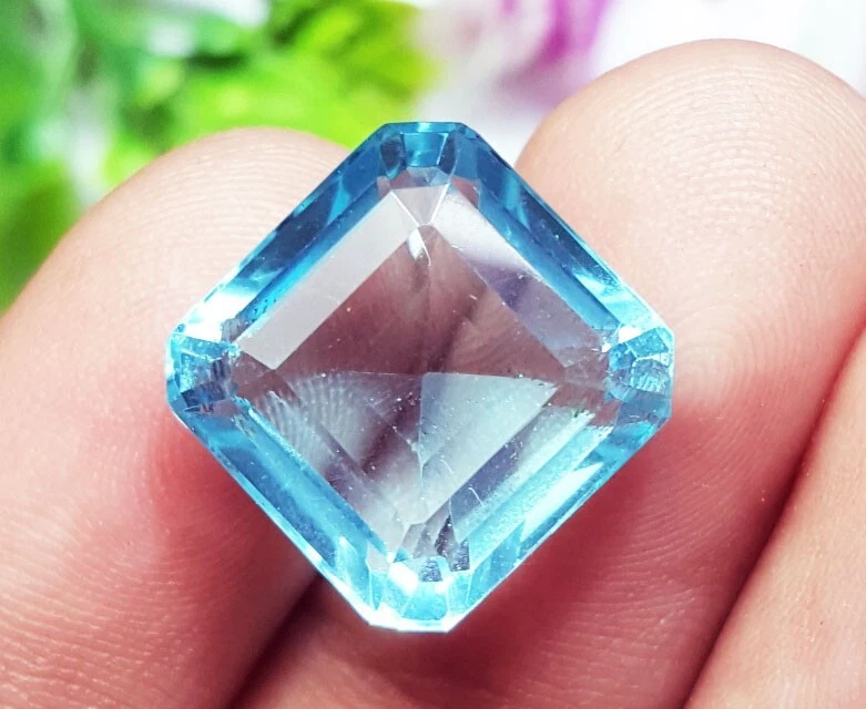 Brazilian Sky Blue Aquamarine 9.20 Ct Certified Loose Gemstone With Free Gift