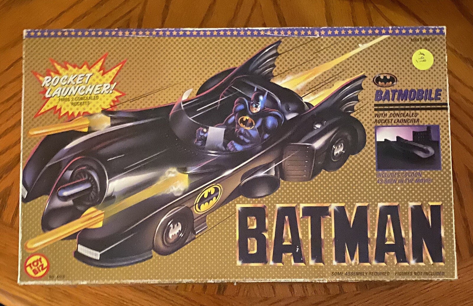 Toybiz Batman 1989 Keaton Batmobile w/ Cocoon And Box