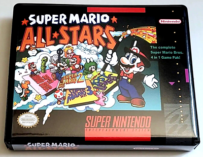 Super Mario All-Stars CASE ONLY Super Nintendo SNES Box BEST