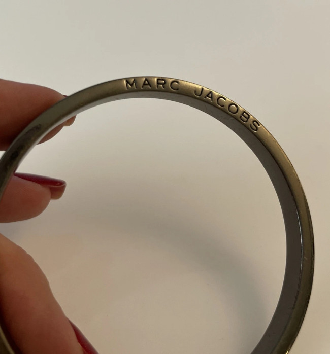 NICE Authentic MARC JACOBS Key Ring Nice Black gu… - image 3