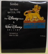 Disney Pin Disney Store Simba Open House April 25-26, 1998 Pin