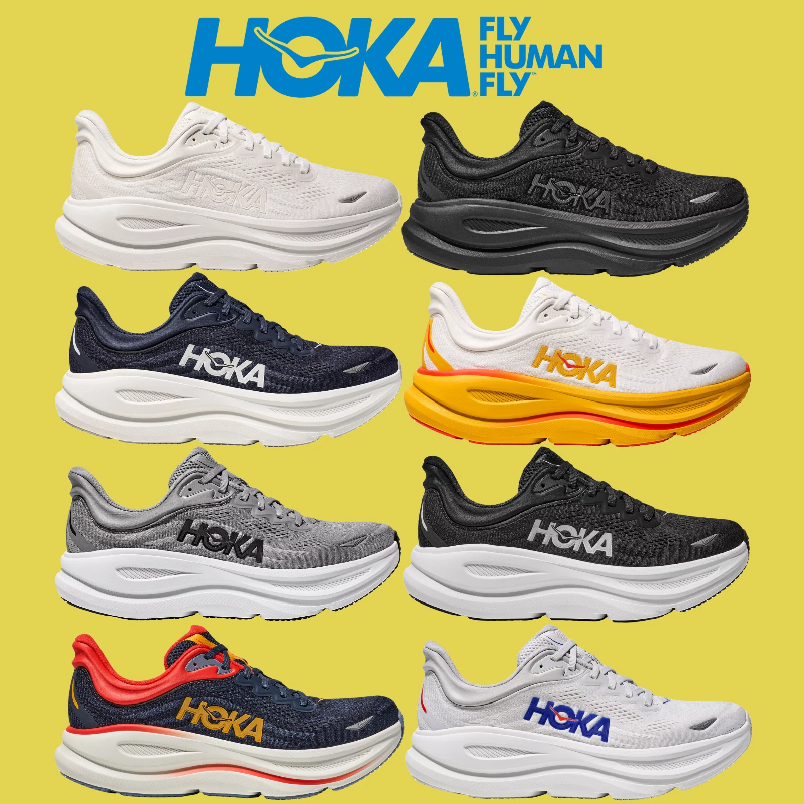HOKA ONE ONE Bondi 9 （ブラック） スニーカー 24cm 1 Hoka One One Bondi 9 Wide special offer | Men Shoes Road