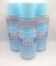 VICTORIA'S SECRET PINK COOL  BRIGHT SUN DAZE BODY MIST 8.4 FL OZ SET OF 3 