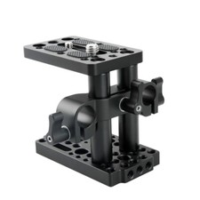NICEYRIG Quick Release Baseplate Mount for DSLR Camera Tripod Height Adjustable
