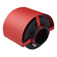 Stainless Steel Red Universal Cone Air Intake Filter Heat Shield Cover 2.25 -3 Stainless Steel Red Universal Cone Air Intake Filter Heat Shield Cover 2.25 -3