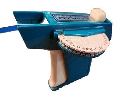 Vintage DYMO 1720 Home Label Maker Blue - Click