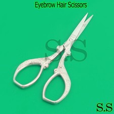 3" Salon Eyebrow Hair Shaping Embroidery Small Shears Scissors BTS-593