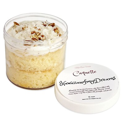 HawaiianOfMyDreams Cake in 12oz jar pineapple coconut and pecan dessert snack