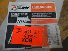 Paslode 650836 3" x .120 Smooth Brite Round Drive Nail, framing nails