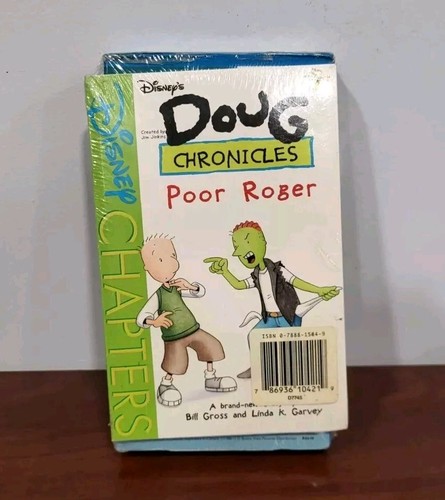 DOUG Doug's Birthday Blues NEW SEALED VHS w/ Poor Roger Disney Chapters Book - Picture 2 of 6