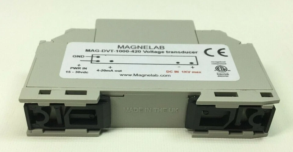 MAGNELAB DVT-1000-420 MAG-DVT-1000-420 IN 1000V OUT 4-mA VOLTAGE TRANSDUCER - Image 4 of 4