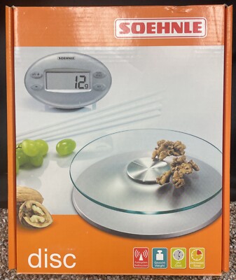 Leifheit Soehnle Electronic Kitchen Scale with Radio Display unit NEW Max 5 Kg