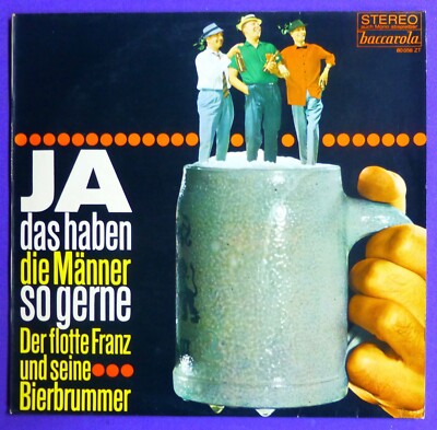 J A DAS HABEN - DER FLOTTE FRANZ UND SEINE BIERBRUMMER - VINYL LP RECORD ALBUM