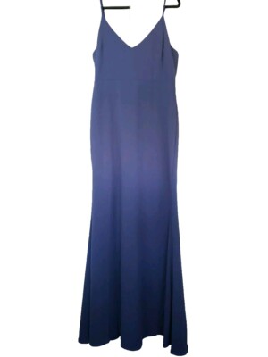 princess polly baby blue dress Lulus Infinite Glory Royal Blue Plunge V-Neck Sleeveless Backless Maxi Dress  XL