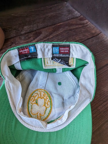 Vintage NBA Boston Celtics New Era Size 7 57cm one size Cap Hat - Picture 13 of 14