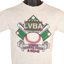 Vintage Las Vegas Baseball Academy Mens Size XS Gray 90s 1996 LVBA Made In USA