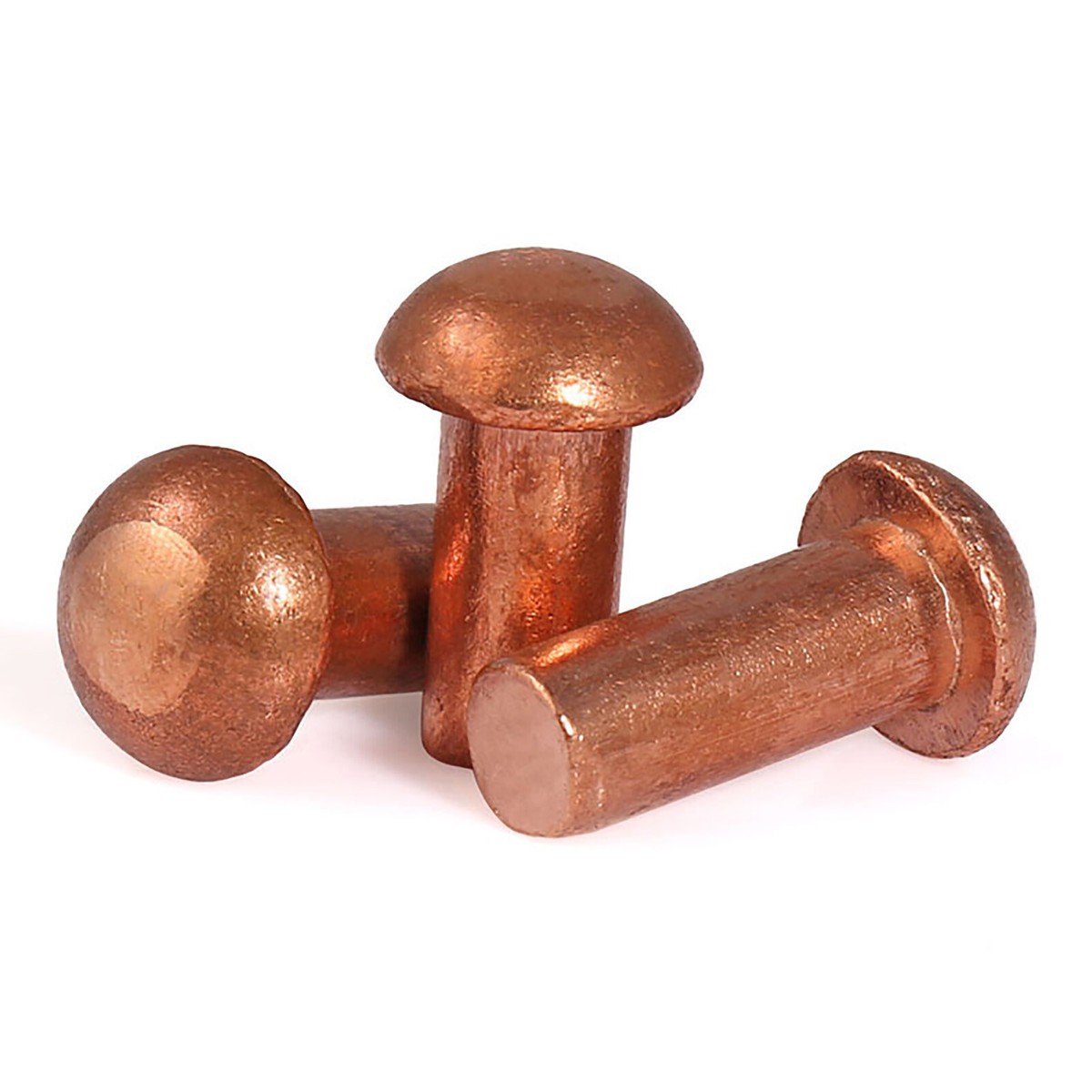 Solid Copper Round Head Rivets M1.5 M2 M2.5 M3 M4 M5 M6 M8 Copper