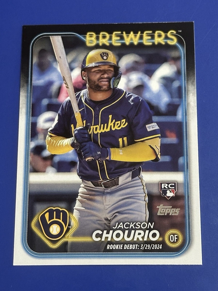 2024 Topps Update Jackson Chourio Rookie Debut RC #US155 - Brewers