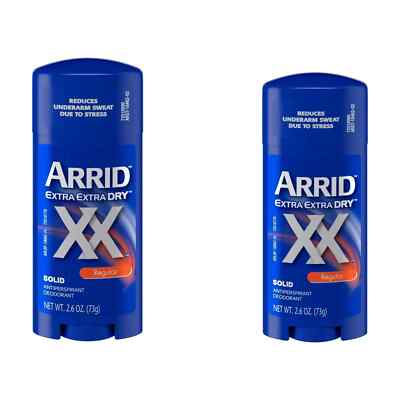 ARRID Extra Extra Dry Regular Deodorant Stick 2 Packs